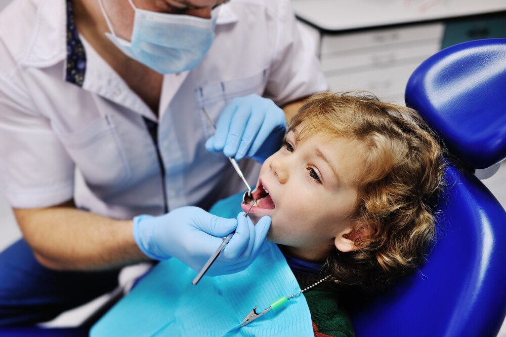 Child receiving gentle pediatric dental care at Precious Smiles Family Dentistry