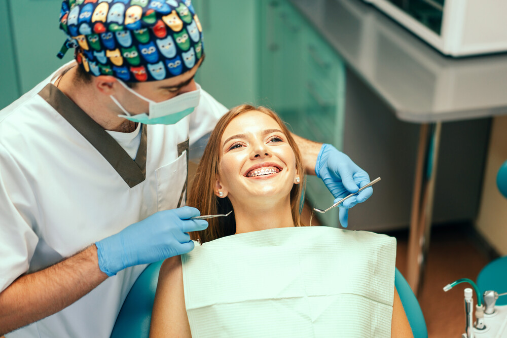 Happy patient during professional dental cleaning at Precious Smiles Family Dentistry